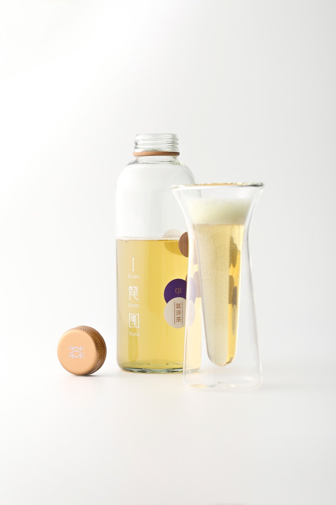气 - 气淬茶 | 气蕴早冬(冻顶乌龙气泡茶)450ml - 茶 - 玻璃 透明