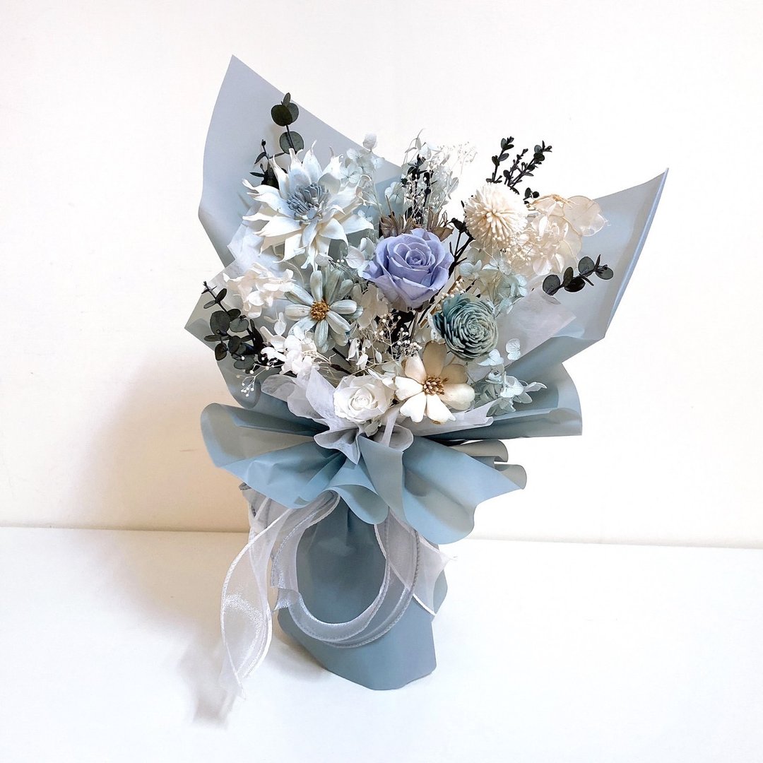干燥永生花束  生日、七夕、情人节、告白求婚、花束推荐 - 干燥花/捧花 - 植物．花 