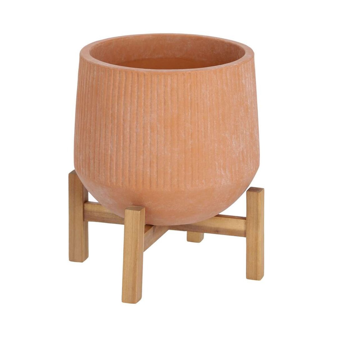 DENPASAR PLANTER - 花瓶/陶器 - 陶 橘色