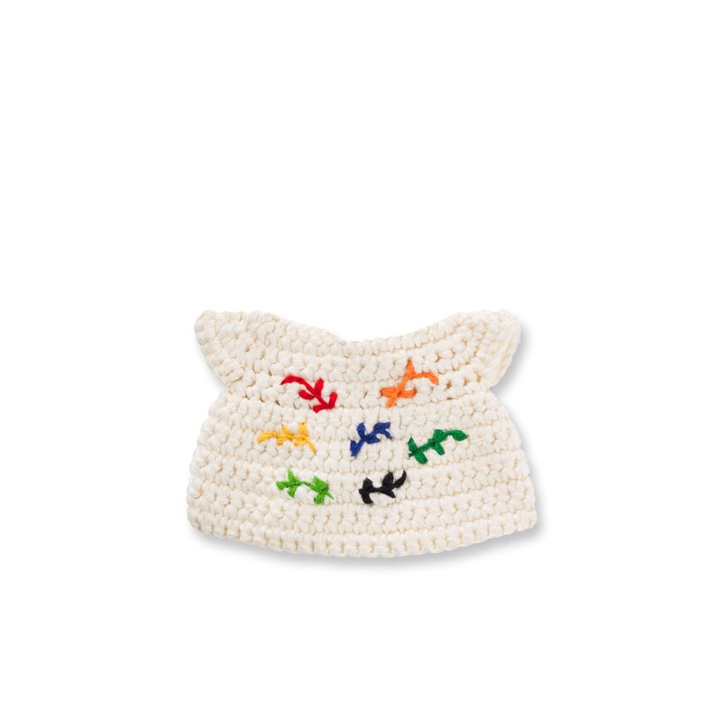 荷兰 Just Dutch | Miffy 米飞兔 手工编织 衣服 马谛斯洋装 - 玩偶/公仔 - 棉．麻 白色