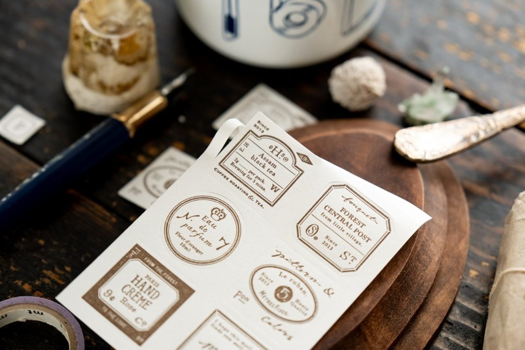 杂货店 活版便笺本 - 便条纸/标签贴 - 纸 咖啡色