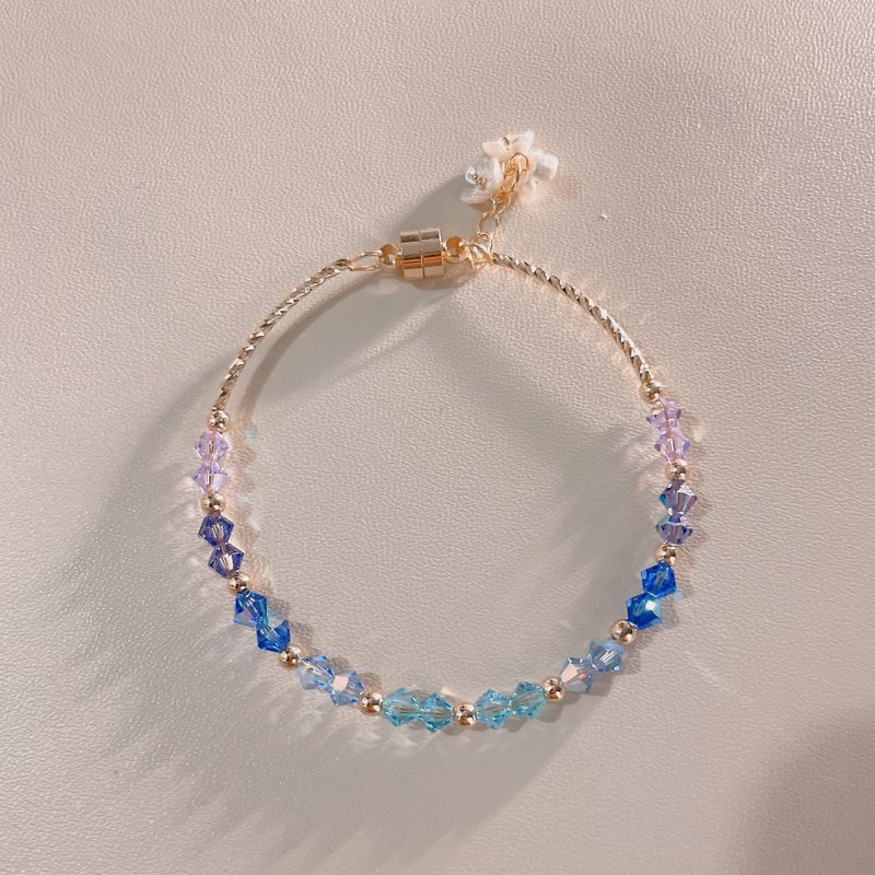 SWAROVSKI 渐变海之悸手链 - 手链/手环 - 水晶 蓝色