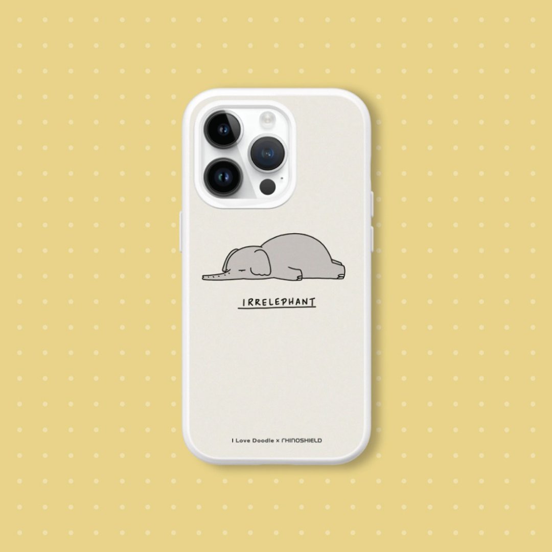 SolidX强化吸震缓冲防摔手机壳∣ilovedoodle/大象 for iPhone - 手机壳/手机套 - 塑料 多色