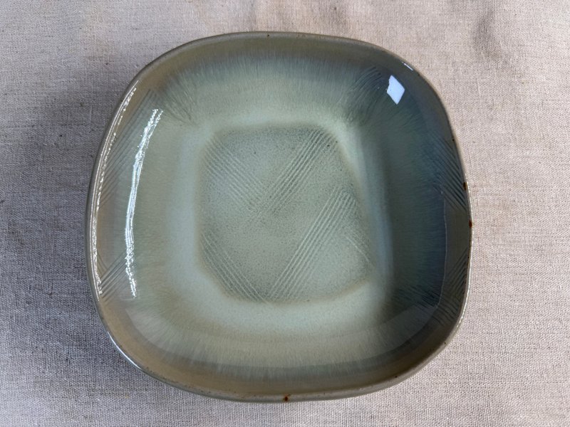 青瓷浅盘 - 盘子/餐盘/盘架 - 陶 绿色