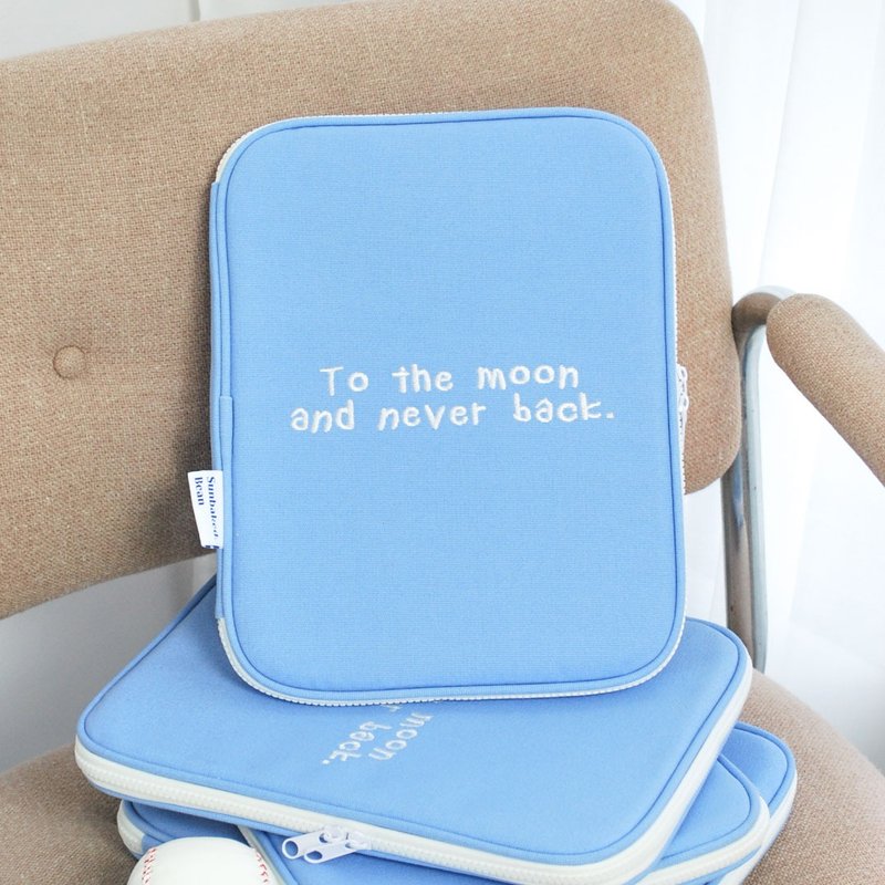 iPad Sleeve - To the moon and never back - 电脑包 - 其他材质 蓝色