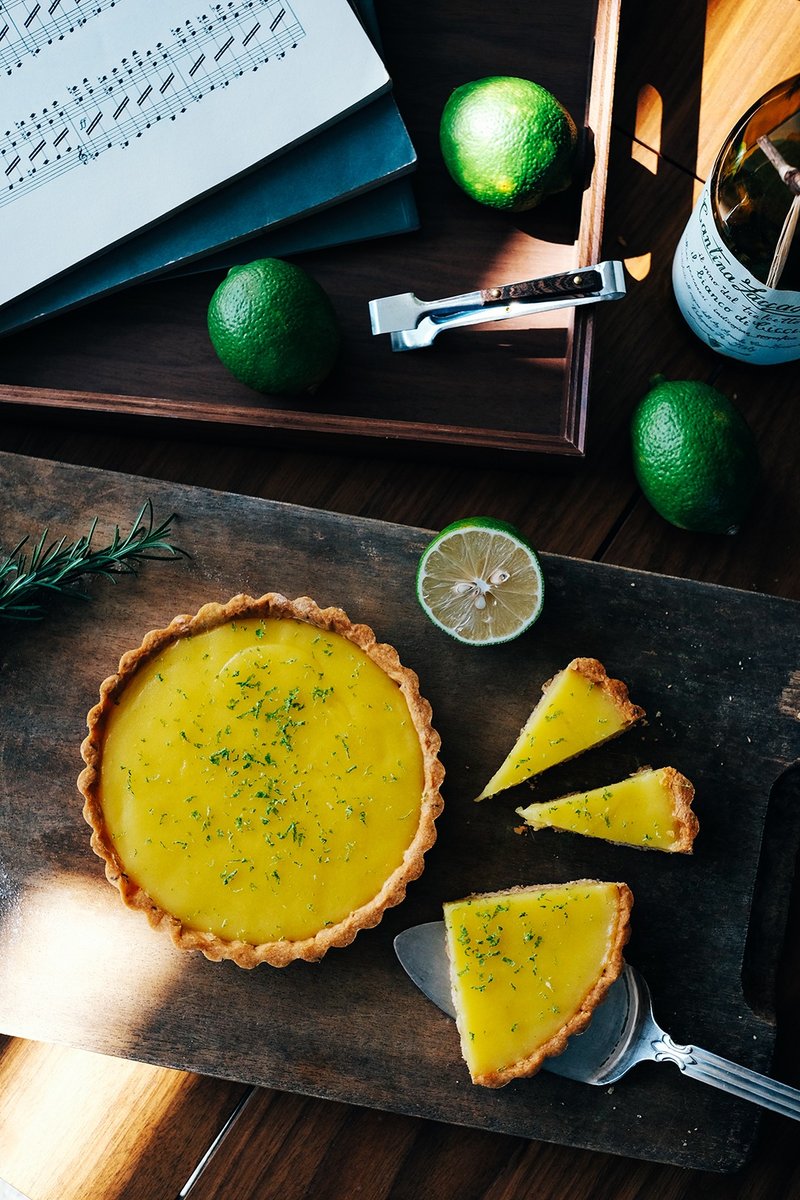 法式迷迭香柠檬塔 - 蛋糕/甜点 - 新鲜食材 绿色