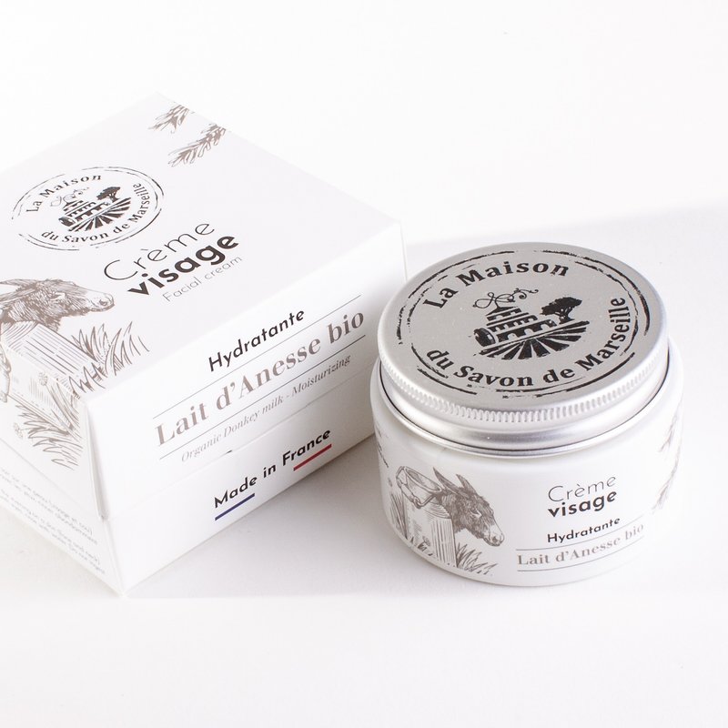 法国马赛皂之家驴奶紧致冻龄凝霜50ml - 乳液 - 其他材质 白色