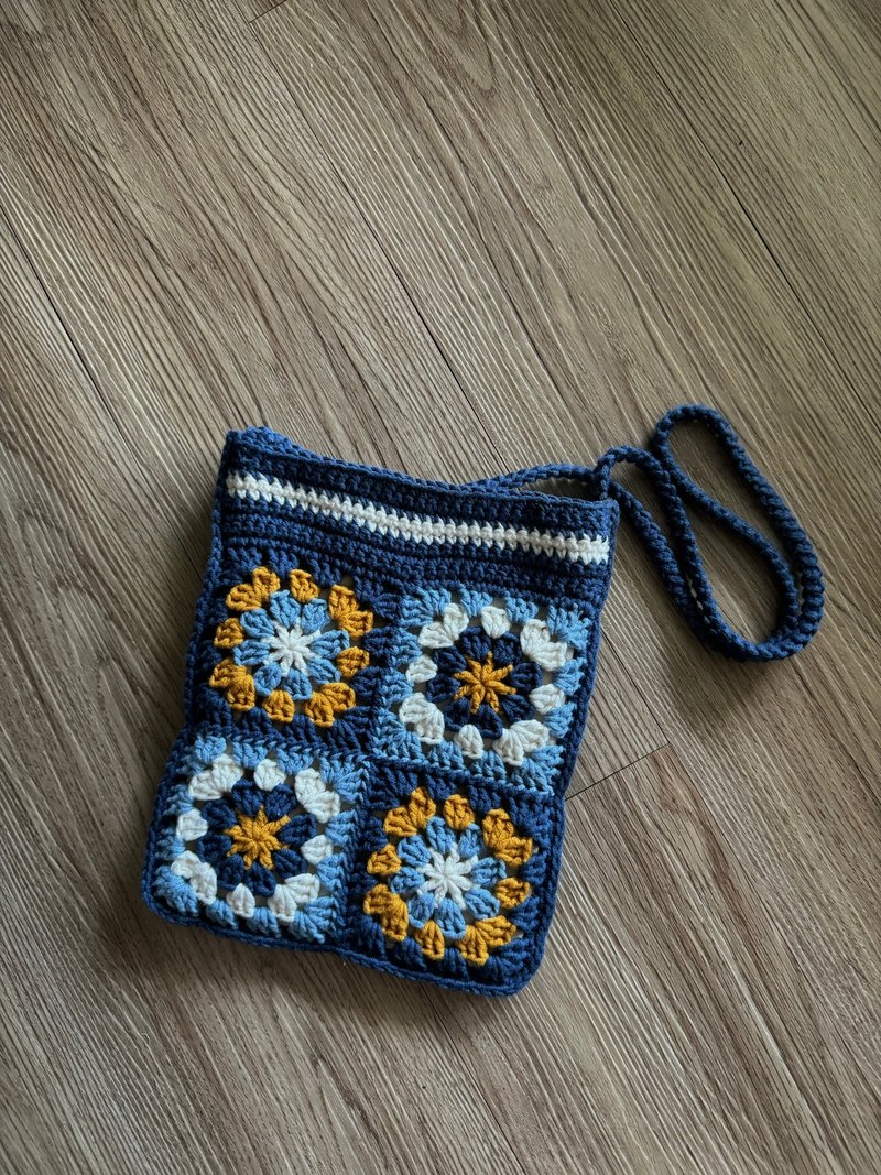 编织花砖包 祖母格侧背包 - 侧背包/斜挎包 - 其他材质 多色