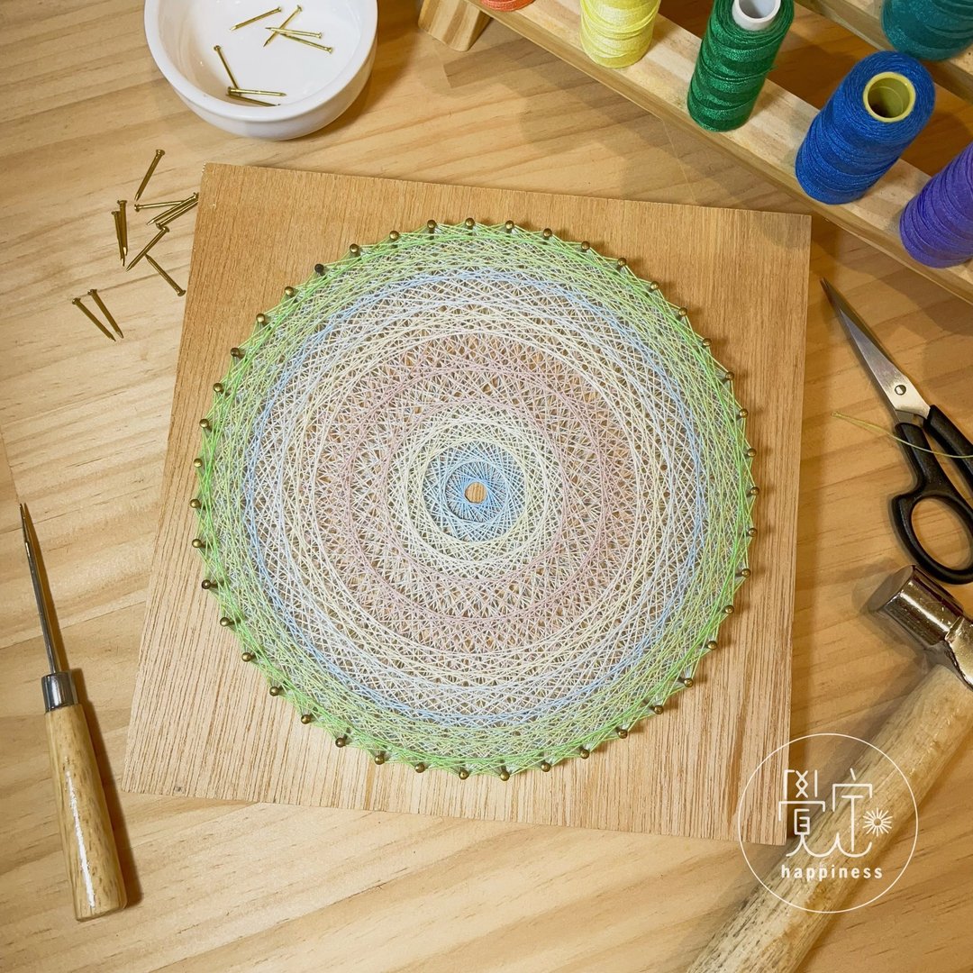 Stringart 艺术作品 - 摆饰 - 其他材质 多色