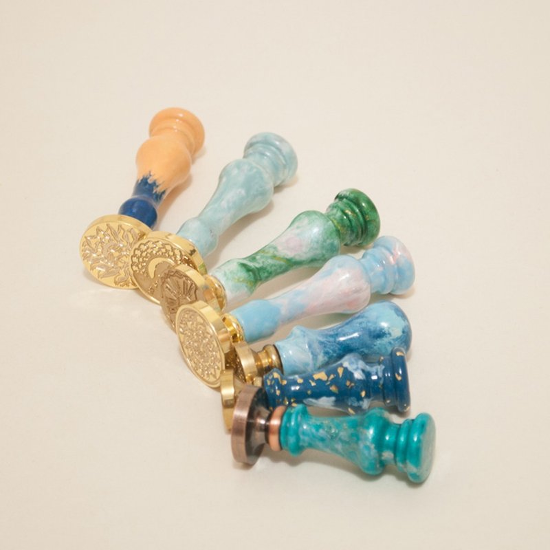 不单独售卖的手工制作印章手柄请在店内客制铜印章的顾客选购 - 印章/印台 - 木头 多色