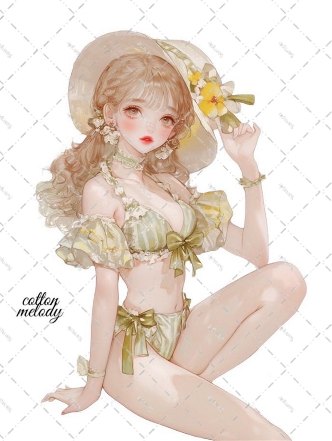 原创贴纸 no.6484 人物贴纸 原创贴纸 人物贴纸 女孩贴纸 原创人物贴纸 - 贴纸 - 纸 