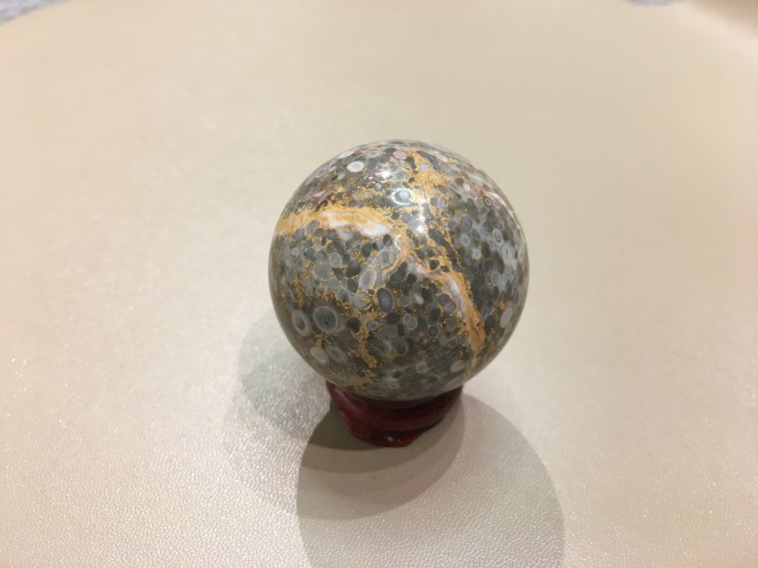 海洋碧玉球 41mm - 是一种保护的守护石 - 摆饰 - 水晶 