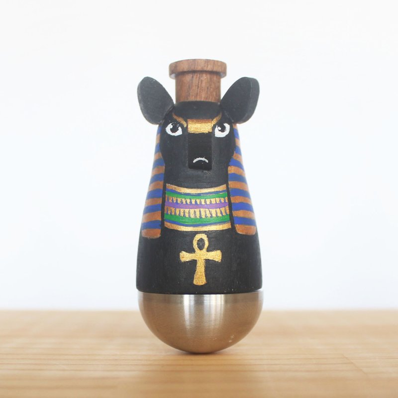 闻森笛 – 胡狼神阿努比斯 卡祖笛 KAZOO 公仔 - 吉他/乐器 - 木头 黑色