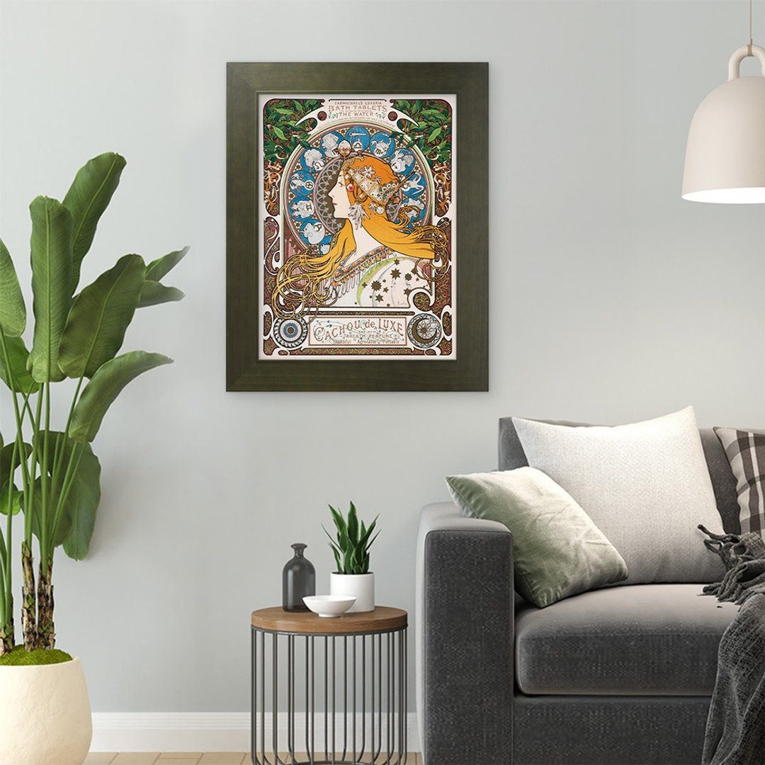 【星座十二宫】福利品/慕夏/博物馆级艺术微喷/复制画 - 海报/装饰画/版画 - 纸 绿色