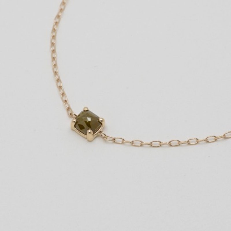 卡其色方形钻石手链 - 手链/手环 - 宝石 