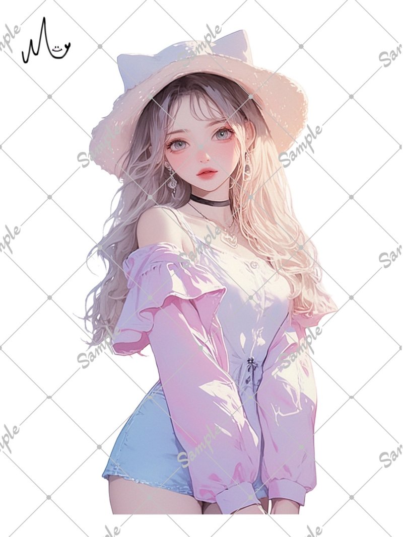 原创人物贴纸 - 贴纸 - 纸 