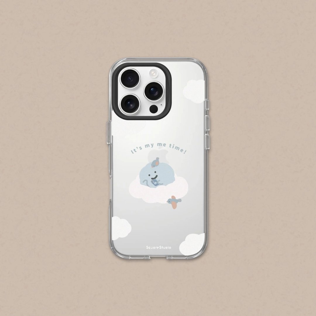 Clear透明防摔手机壳∣方坊系列/Me time for iPhone - 手机壳/手机套 - 塑料 透明