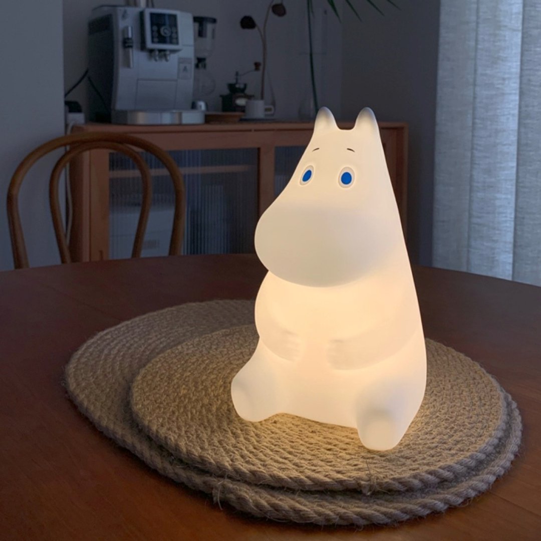 VIPO 噜噜米(姆明)硅胶QQ夜灯 (22cm) - 玩偶/公仔 - 塑料 多色
