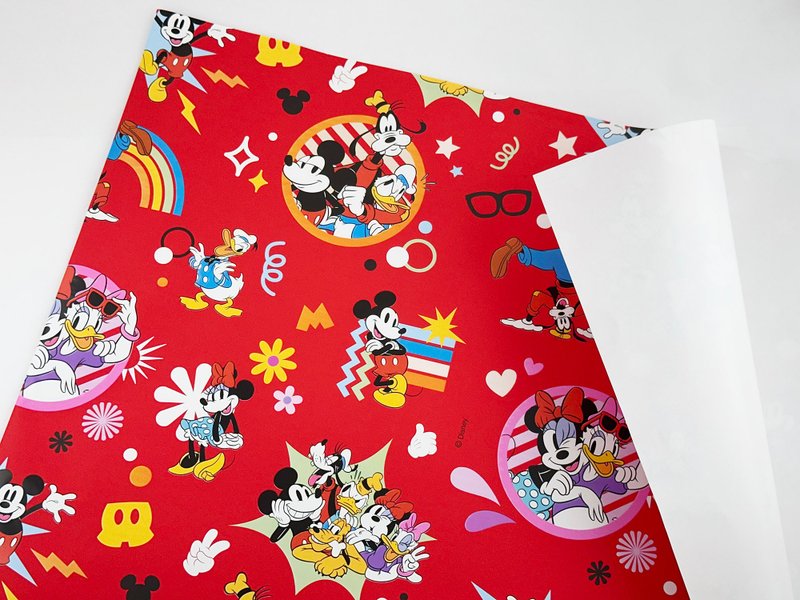 欢乐米奇和朋友们/正版授权/瑞士进口包装纸 50x70cm - 包装材料 - 纸 多色
