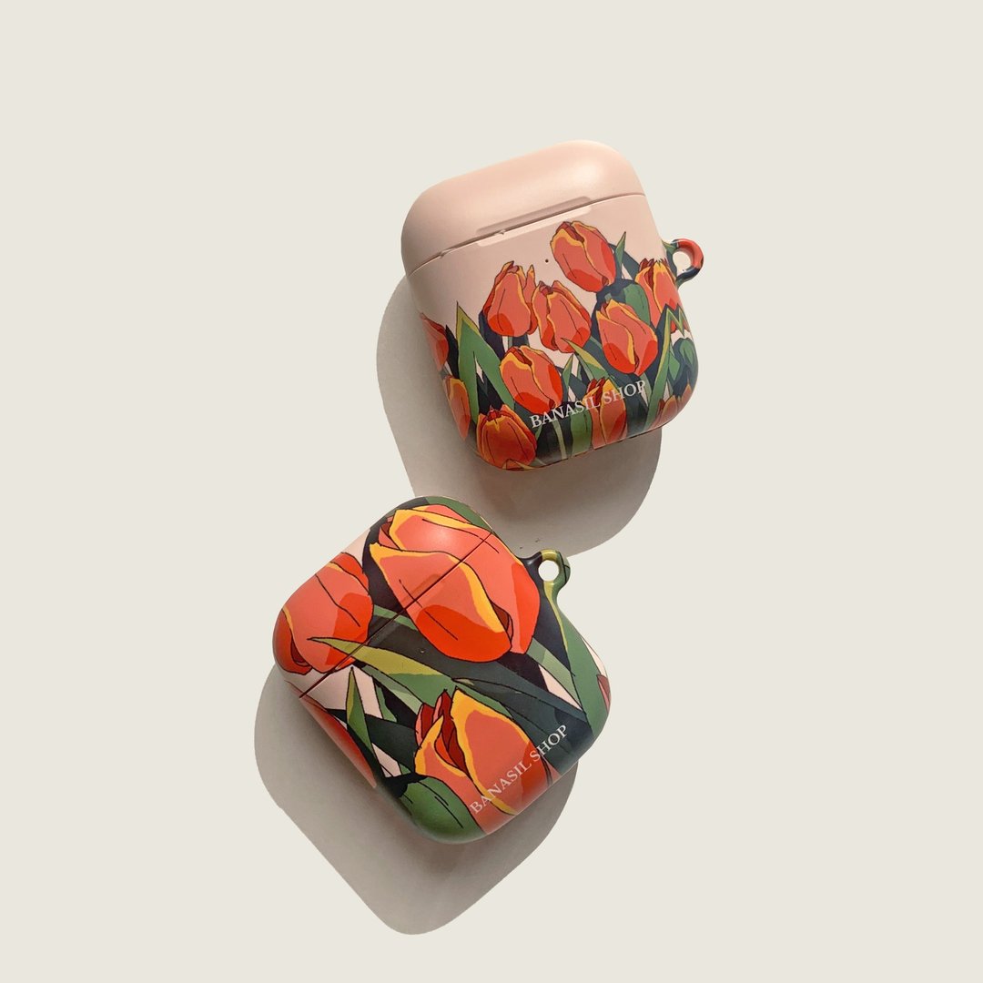 AirPods 保护壳_芒果郁金香 - 耳机收纳 - 其他材质 多色