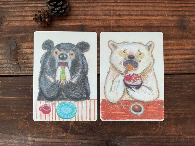 明信片 / 一组两张 - 卡片/明信片 - 纸 