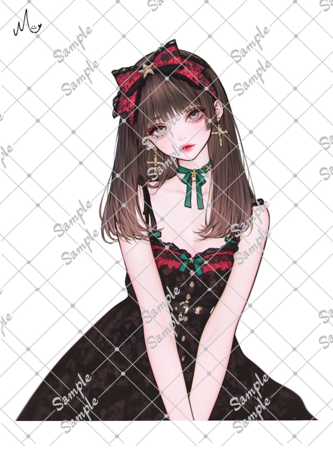 原创人物贴纸 11月新品 - 贴纸 - 纸 