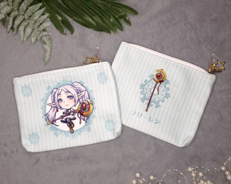 葬送的芙莉莲系列-芙莉莲拉链袋 - 化妆包/杂物包 - 棉．麻 