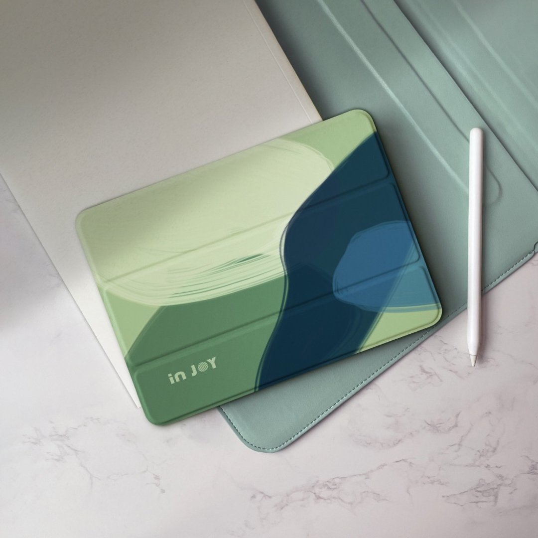 iPad case 12.9/Air5/iPad 9/mini7 微风荷兰 附笔槽平板保护套 - 平板/电脑保护壳 - 其他材质 绿色