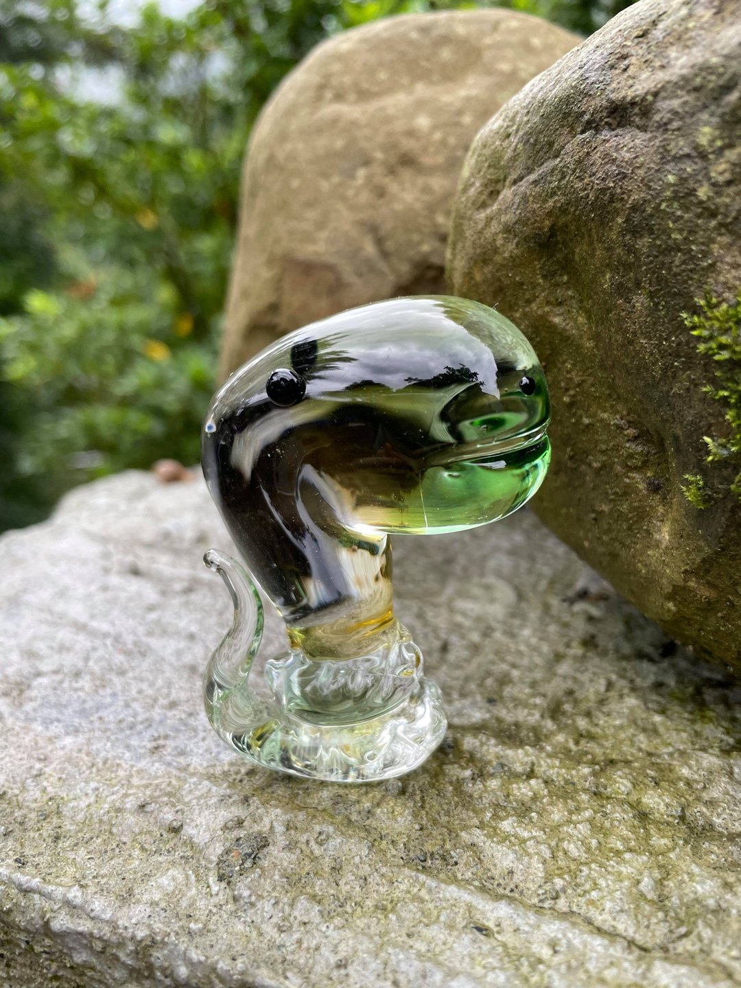 水晶玻璃 Q版生肖 蛇 - 摆饰 - 玻璃 