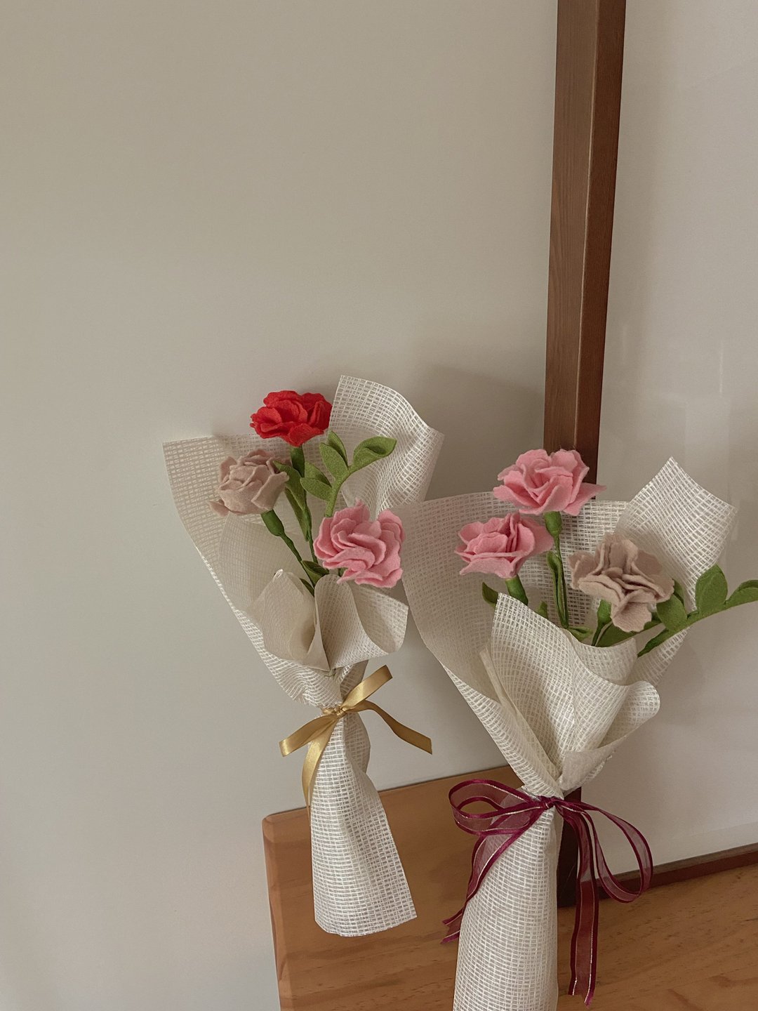 手工花束 康乃馨 母亲节限定 - 摆饰 - 其他人造纤维 粉红色