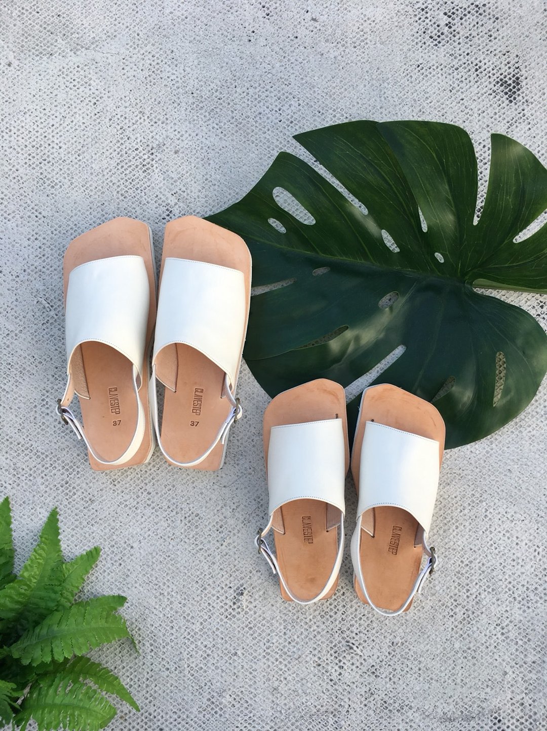 CLAVESTEP XI Sandals 十一 真皮凉鞋 夏日游玩 - 男女凉鞋 - 真皮 白色