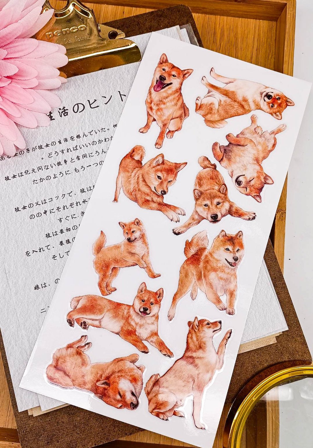 5K070-07_五口美-乾式轉印貼紙_ I am pretty Transfer Stickers - 贴纸 - 其他材质 多色
