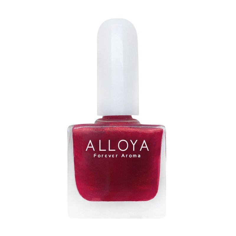 【ALLOYA 英国爱若雅】水性无毒指彩 119红到不可思议-猫眼系列 - 指甲油/指甲贴 - 其他材质 红色