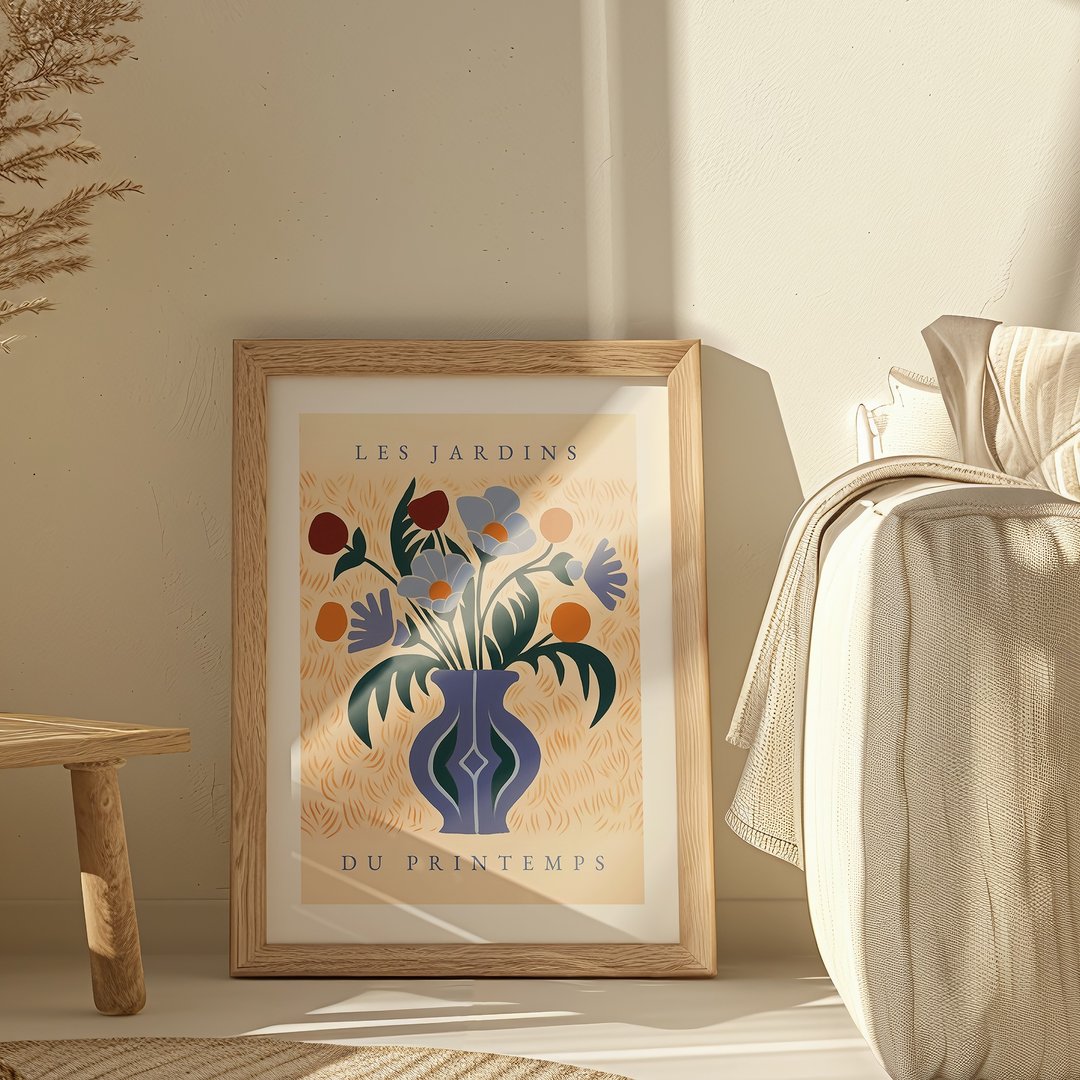 春日之庭 Les Jardins du Printemps / 现代插画花卉海报 挂画 - 海报/装饰画/版画 - 纸 