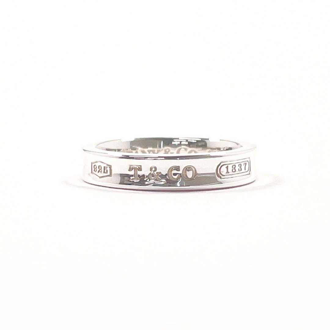 【日本直送．二手美品】10 号 蒂芙尼 TIFFANY&Co. 戒指 1837 窄版 银 925 精品 已抛光处理 - 戒指 - 纯银 银色