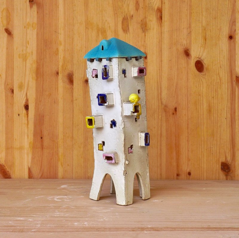 N131三号山山鸟白房子陶瓷灯【 白房子陶瓷】 - 灯具/灯饰 - 陶 