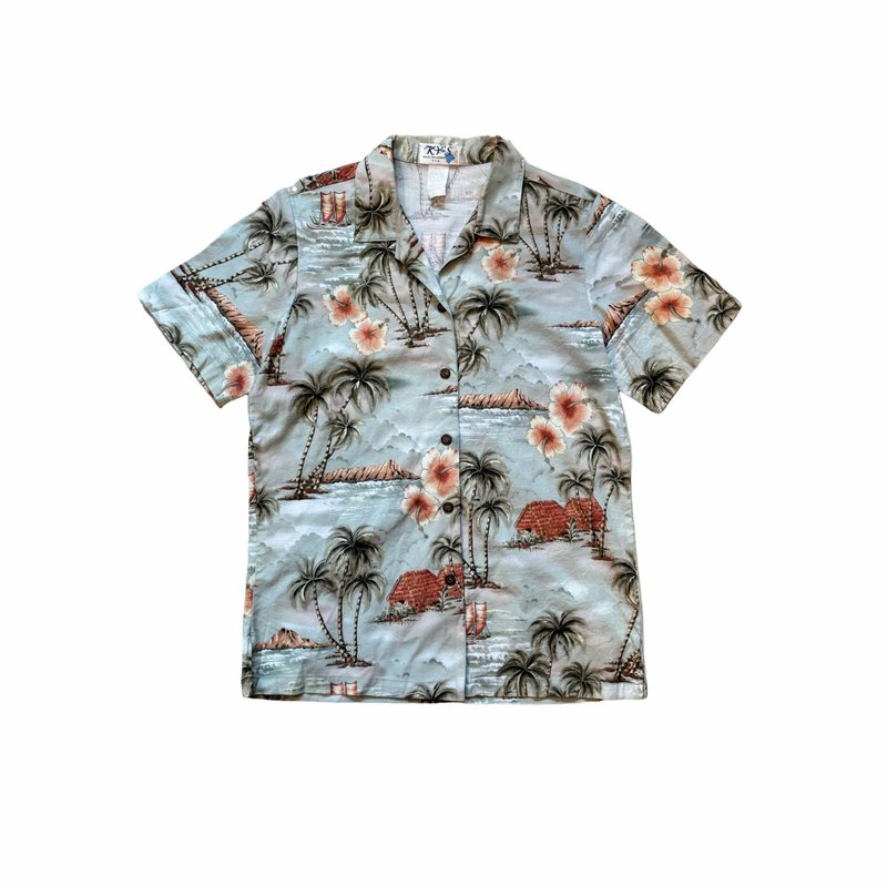 美国古着KYS 棉质夏威夷衬衫 - 女装衬衫 - 棉．麻 多色