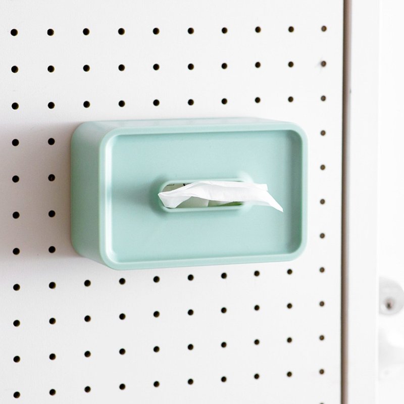 【限量绝版品】壁挂/桌上两用餐巾纸盒(内径17X10.6X7.5CM) - 纸巾盒 - 塑料 多色
