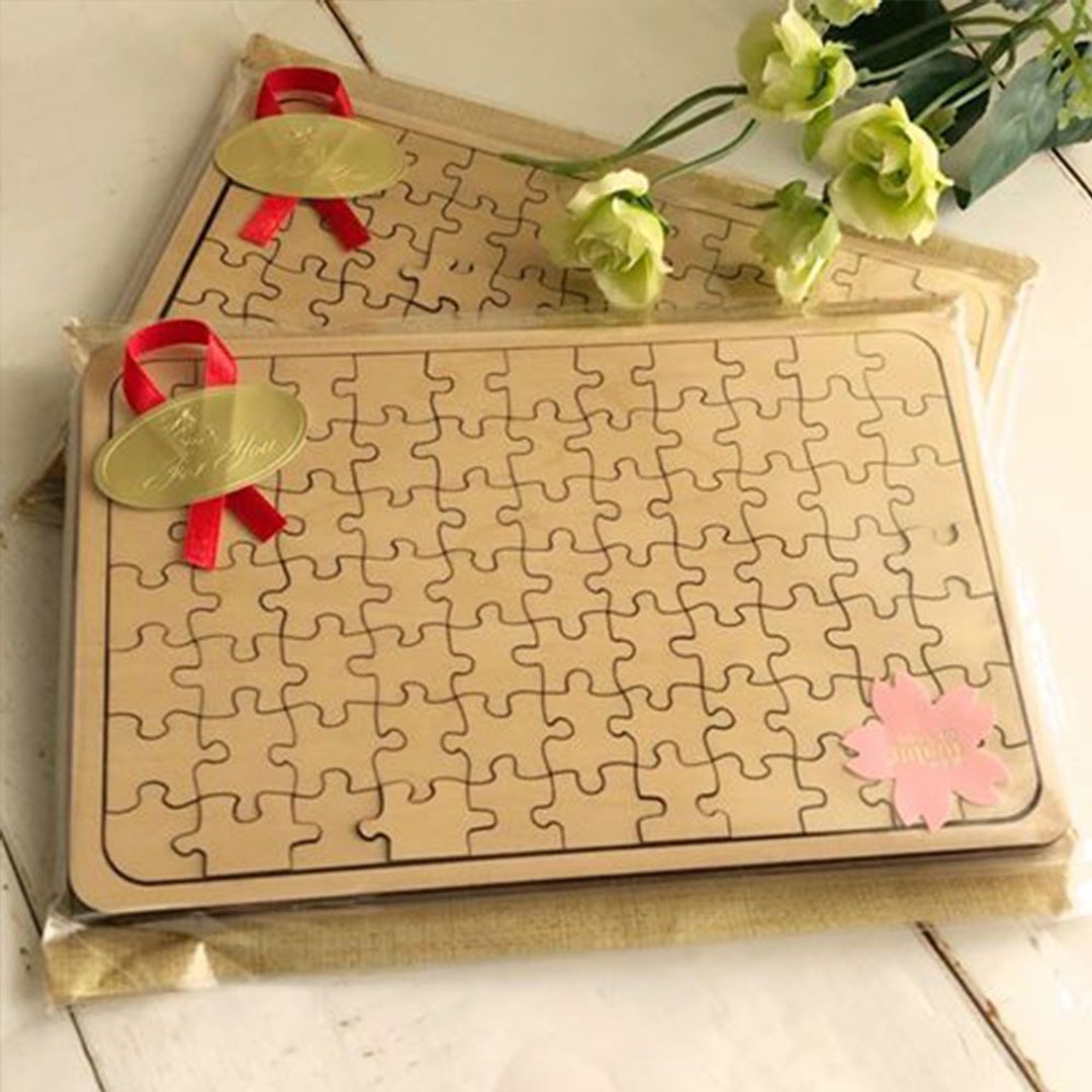 Wooden puzzle 77 pieces Adults and children at home time Educational toys Free shipping - 玩具/玩偶 - 木头 卡其色