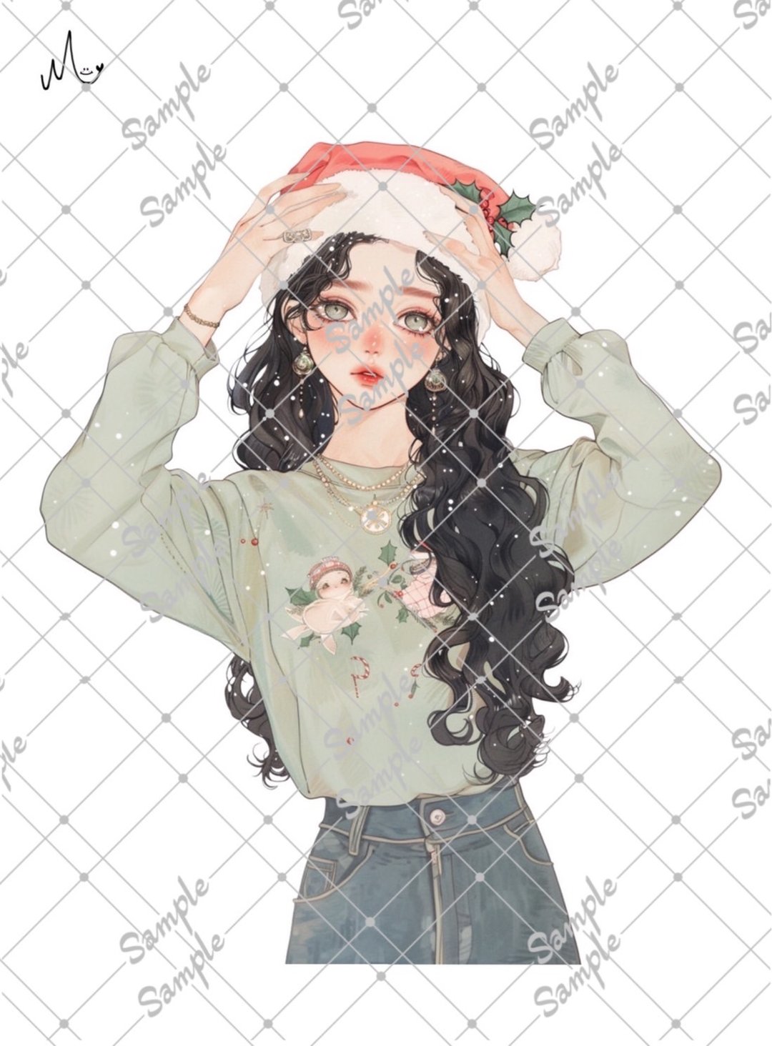 原创人物贴纸 11月新品 - 贴纸 - 纸 