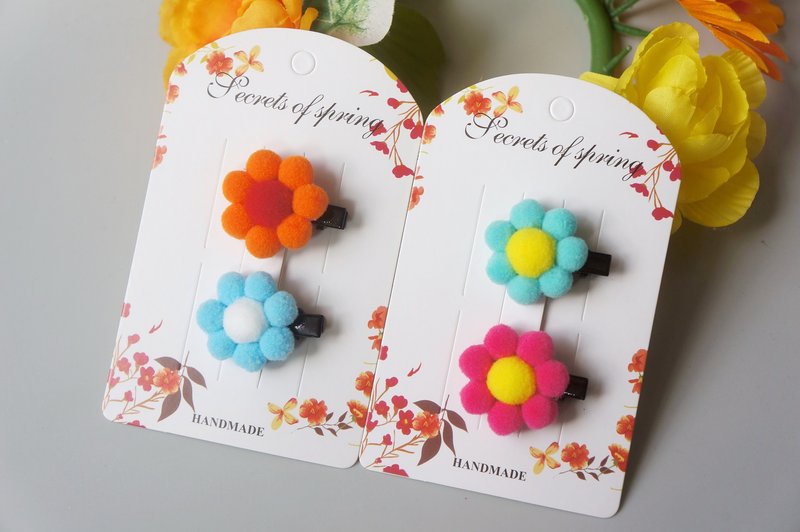 G1-宝宝儿童幼儿婴儿发夹-发夹发束发箍发带 小花花 - 婴儿饰品 - 其他材质 多色