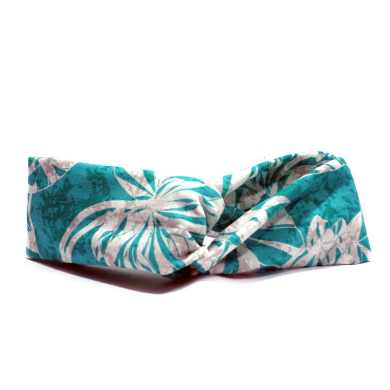 热带旅行◎发带◎MIX - 发饰 - 棉．麻 绿色