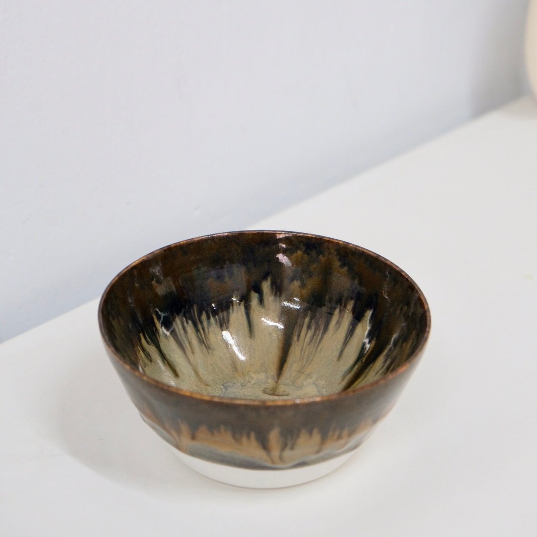 铁锈釉色碗 - 碗 - 瓷 咖啡色