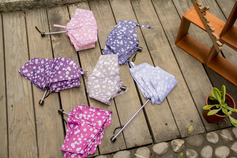 轻盈泡泡抗UV晴雨伞 - 雨伞/雨衣 - 其他人造纤维 粉红色