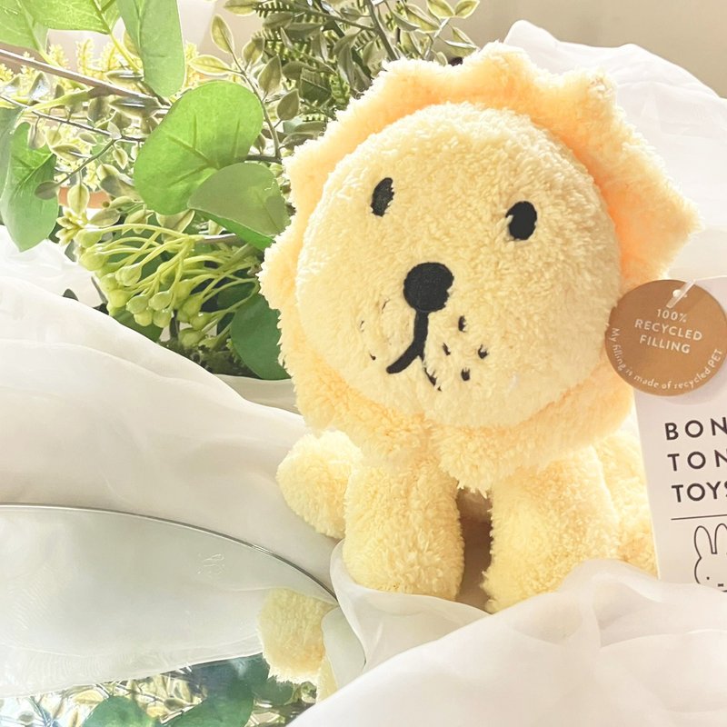 BON TON TOYS Lion小狮填充玩偶-浅黄 17cm/24cm - 玩偶/公仔 - 聚酯纤维 黄色