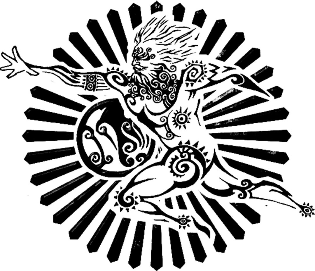 图案设计 / 夸父追日 - Logo 设计/图案设计 - 其他材质 