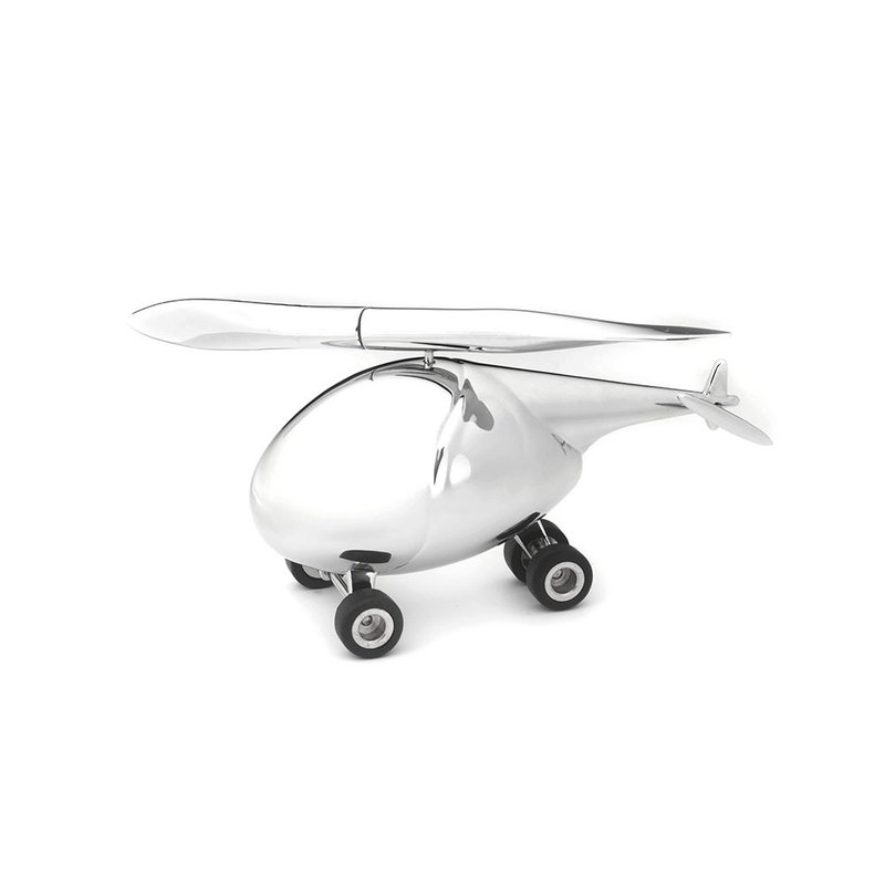 【情人节礼物】定制化雷射刻印】拆信刀笔直升机 - 剪刀/拆信刀 - 其他金属 银色