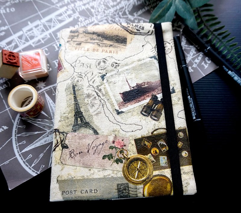 航海旅游手帐本记事本画图本日记本 - 笔记本/手帐 - 纸 卡其色