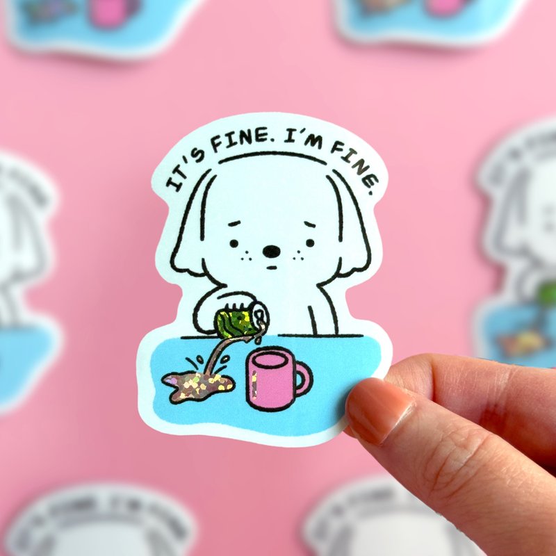 模切贴纸 - 我很好 - 贴纸 - 防水材质 