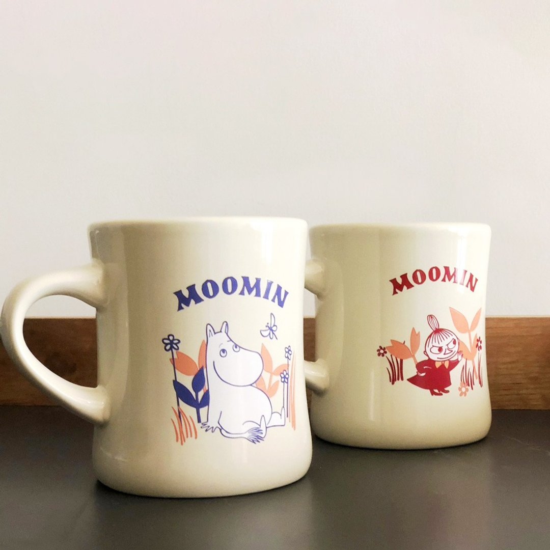 【MOOMIN】花园探险马克杯 300ml - 咖啡杯/马克杯 - 陶 